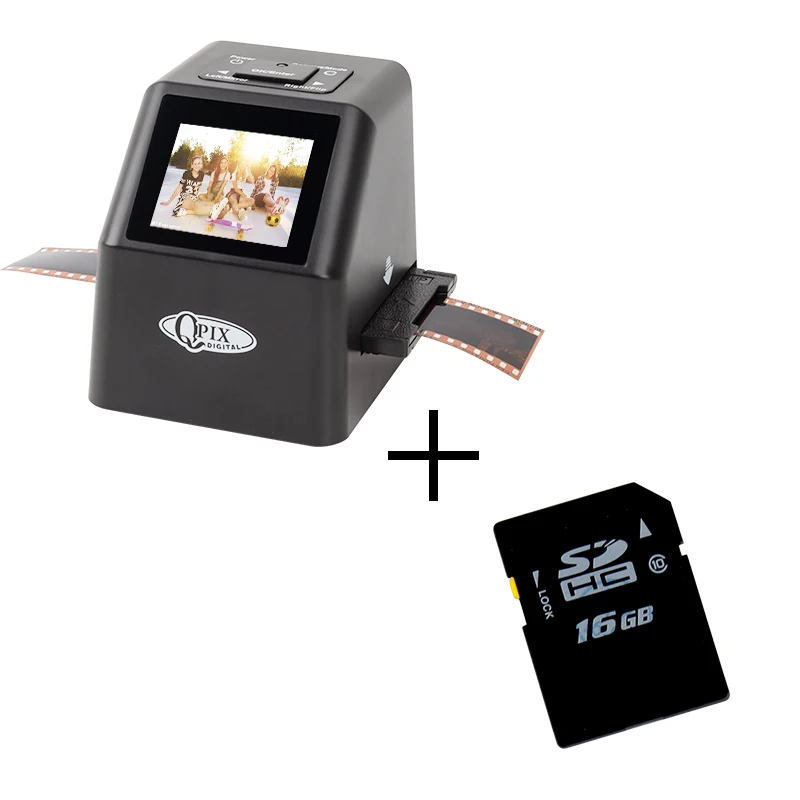  Digital Film Scanner, Convert 135 126 110 8mm Slides to 12MP  JPG, Fast Scanning, Multiple Film Size Options, Restore Memories with This  Film Scanner : Office Products