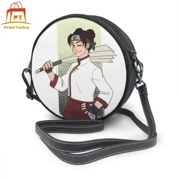 

Naruto Shoulder Bag NARUTO Tenten Leather Bag Women's Trend Women Bags Crossbody Wedding High quality Teenage Print Round Purse