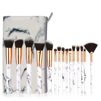 

15 Pcs Makeup Brush Set Professional Face Eye Shadow Eyeliner Foundation Blush Powder Liquid Cream Cosmetics Brush Tool