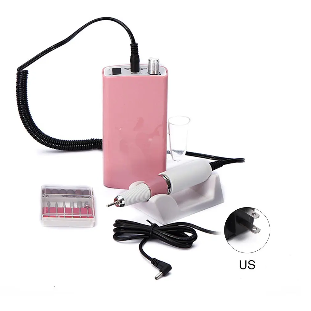 

US801 30000RPM Nail Drill Machine Nail Charging Grinding Machine Portable Nail Grinding Machine with Nail Electric Drill Bits