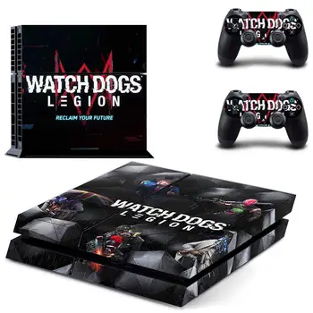 

Watch Dogs Legion PS4 Skin Sticker Decal for Sony PlayStation 4 Console and 2 Controller Skin PS4 Sticker Vinyl