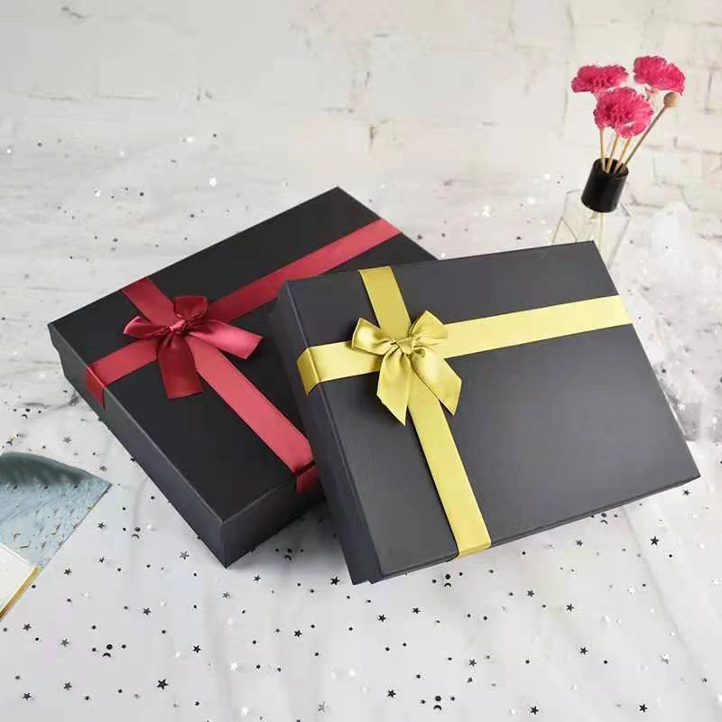 

500Pcs/Lot Minimalistic Style Packaging Box Gift Exquisite Creative Practical Birthday Present Cosmetics Perfume Logo Printing