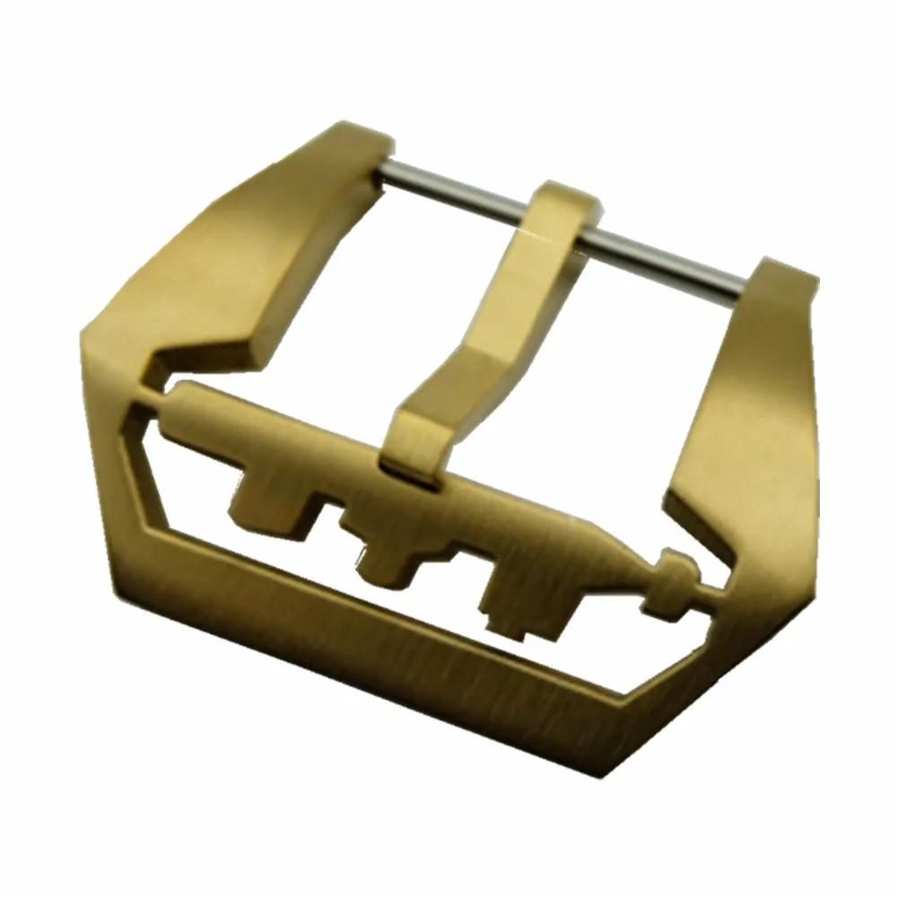 

20 22 24 26mm Pure Copper Watch Buckle Screw-in Fit For PAM Diving Watch Band Bracelet Strap Screw Buckle + Tool