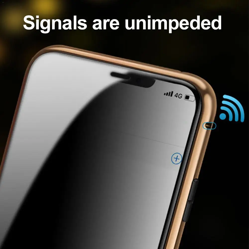Для iPhone 11 Pro Max магнитный металлический+ стеклянный чехол для телефона Адсорбция анти-пип защитная рамка для телефона прозрачная закаленная пленка