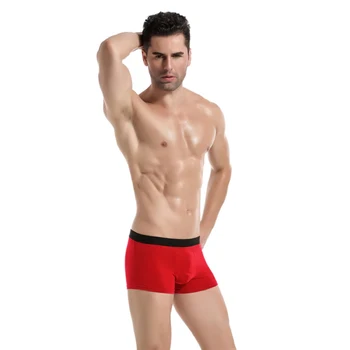 

Men's Cotton Waist Sweat-Absorbent Breathable Solid Color Boxer Fashion Trend 2020 New Arrivals