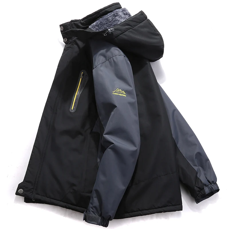 10XL для мужчин утолщенное теплое пальто флисовая куртка походная куртка для альпинизма Кемпинг Охота Рыбалка с подогревом путешествия одежда