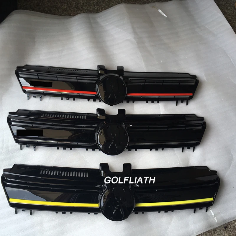 Volkswagen Golf MK7 GTI R 2015-Front Bumper Mesh Grille For Golf 7 ABS Auto Car front grille trim strips,front grille,racing car grille
