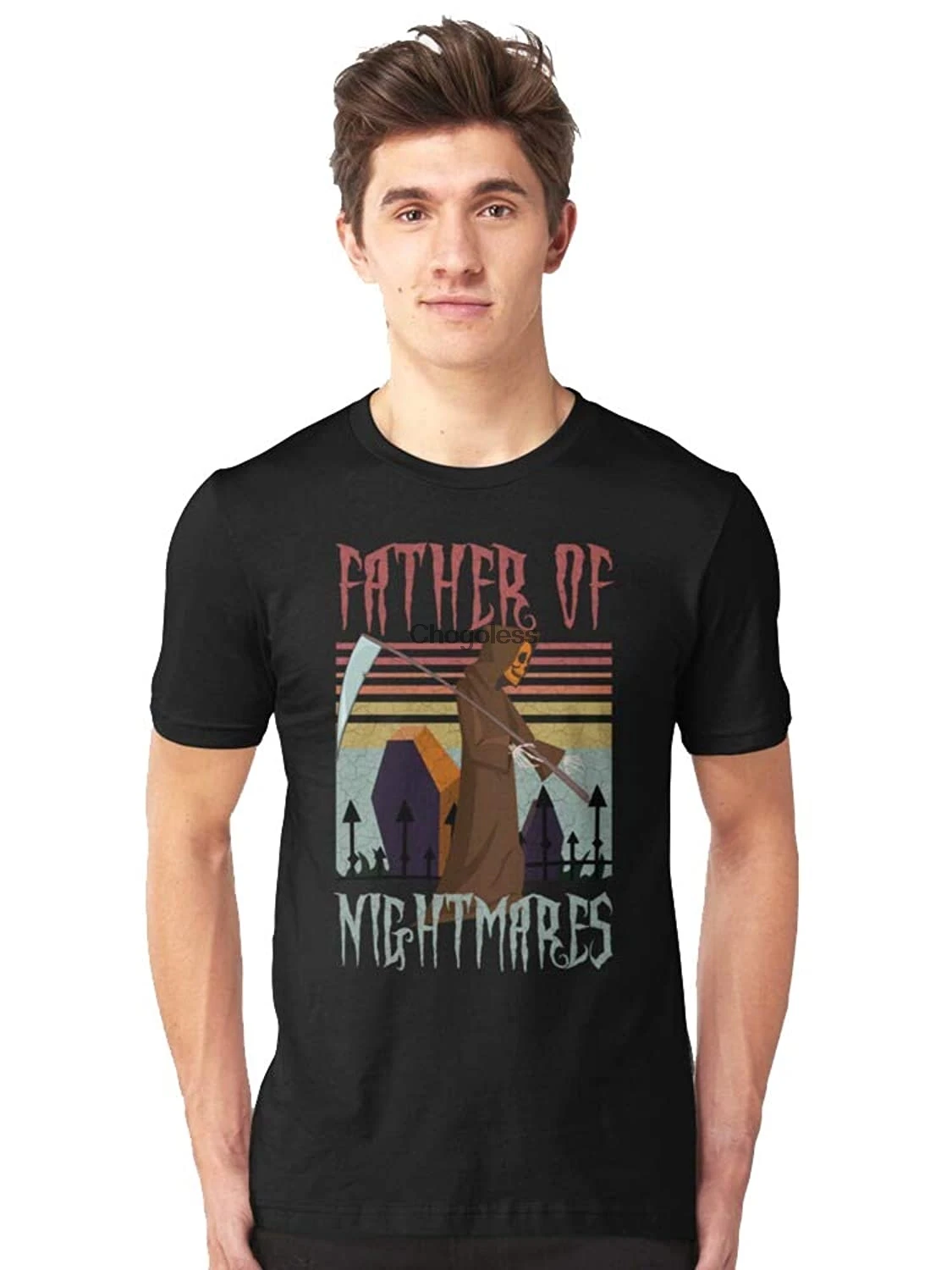 Приталенная футболка fatherofnightмас для мужчин и женщин милые топы подростков