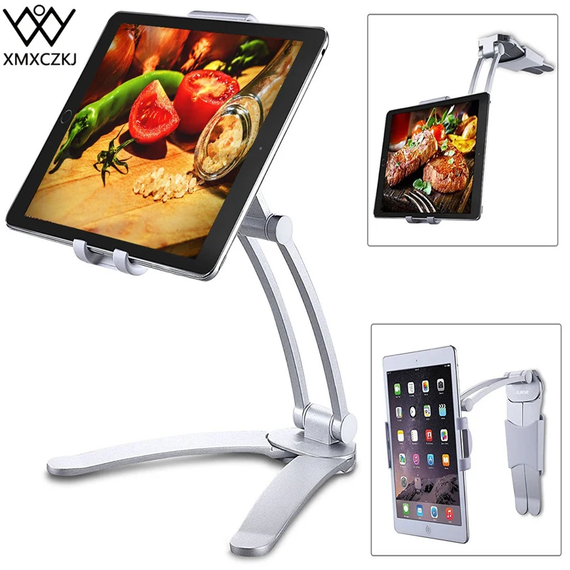 XMXCZKJ Kitchen Tablet Stand Wall Desk Mount Fit For 5-7.8 inch Width Metal Bracket Smartphones Holders | Компьютеры и офис