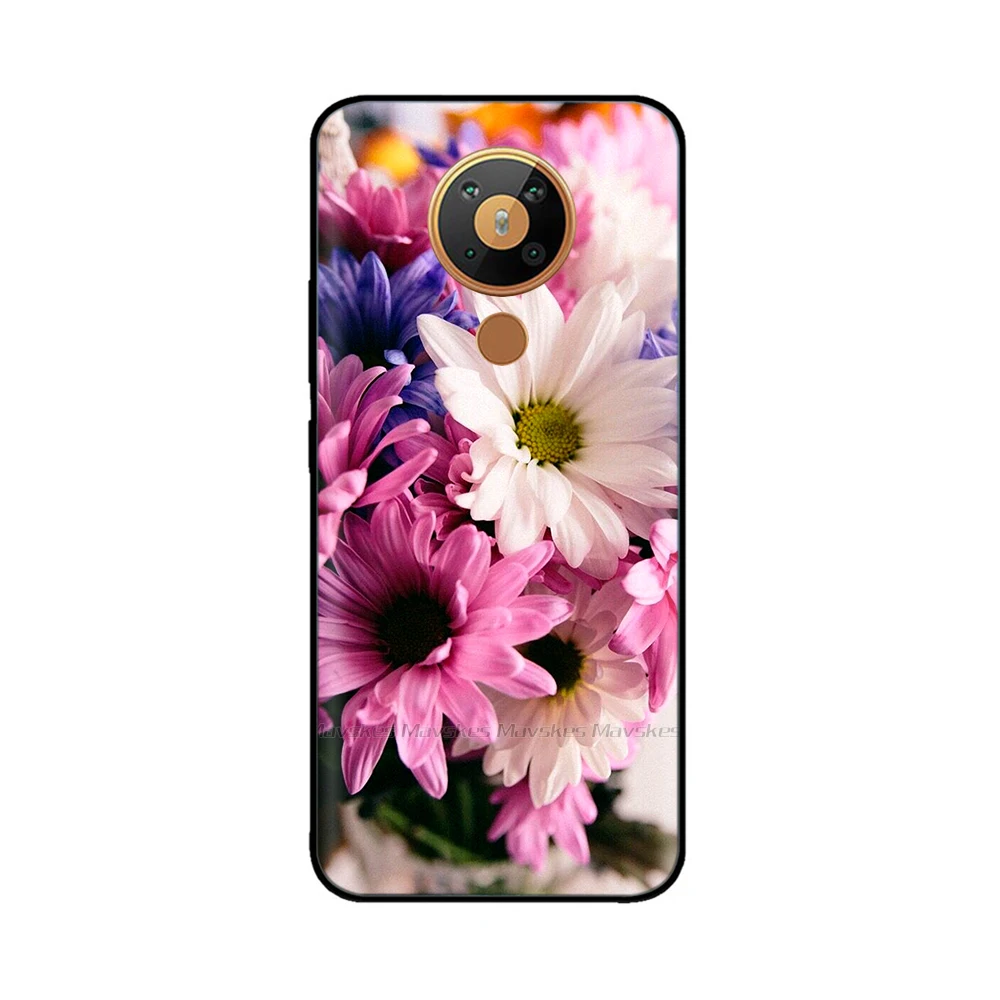 Floral Silicone Soft TPU Phone Case - Vibrant Flower Design