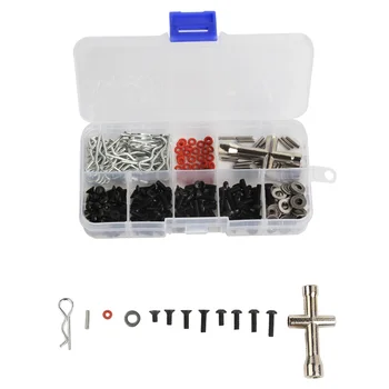 

270Pcs/Set Practical Special Repair Tool Screws for 1/10 HSP RC Car With Hexagon Wrench