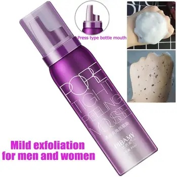 

80ml Face Cleanser Removing Dead Skin Pore Tight Peeling Mousse Exfoliating Moisturizer Cleanser Oil Control Face Care