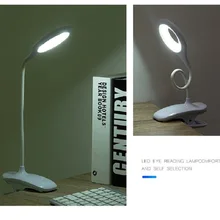 

Table Lamp Led Desk Lamp Touch Clip Study Lamps USB Power Supply Desk Lamp Flexible Foldable Eye Protection Reading Book Lights