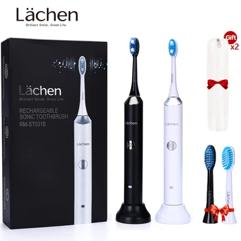 

Lachen Sonic Electric Toothbrush Adult Kids Timer Brush USB Charger Rechargeable Tooth Brushes Replacement Heads Set Gift Teeth