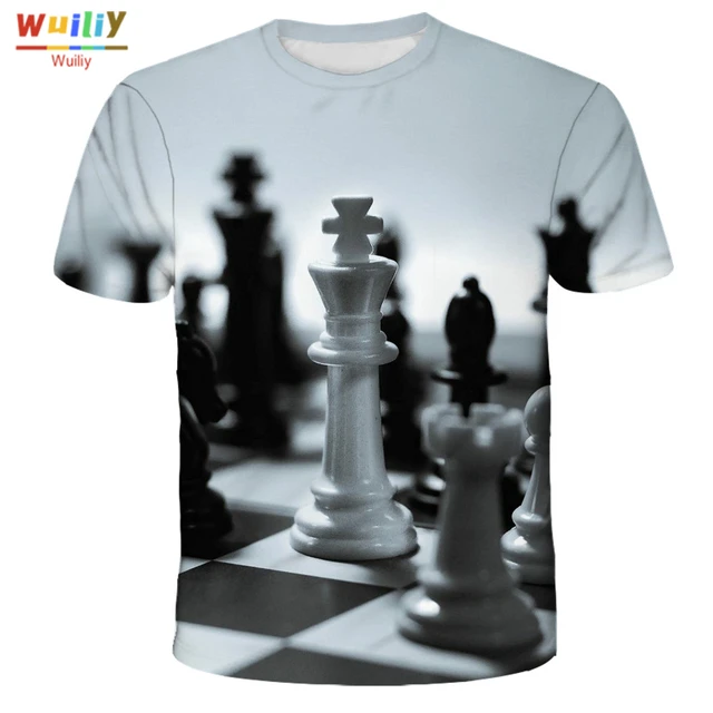 Camiseta estampada de xadrez masculina, se você perder a rainha, pode ser  também o jogo, top gráfico branco engraçado, verão - AliExpress