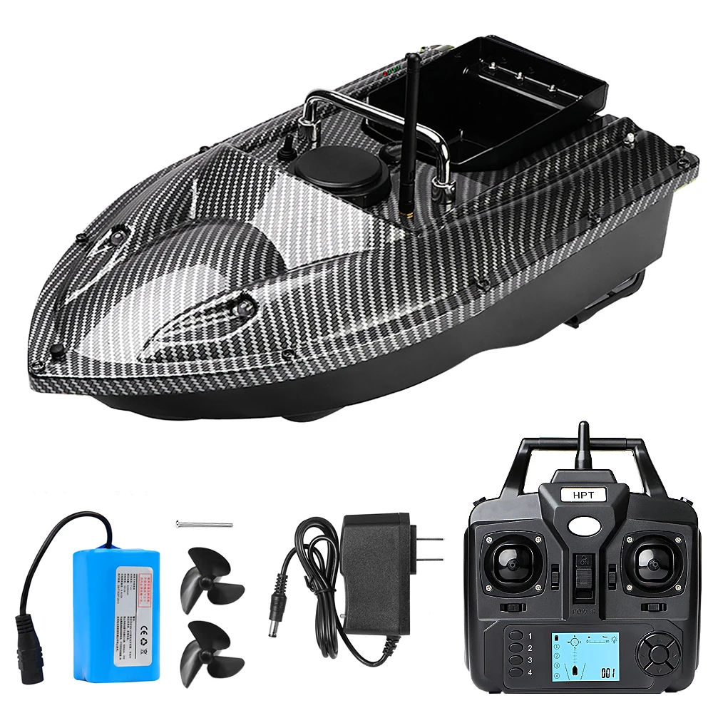 US $145.99 C118 GPS Fishing Bait Boat with Single Bait Containers Automatic Bait Boat with Remote Control