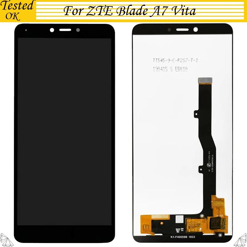 

5.45inch For ZTE Blade A7 Vita LCD Display+Touch Screen Digitizer Assembly 100% Tested Working For ZTE Blade A4 A0722 Spare Parts For ZTE A7 Vita LCD