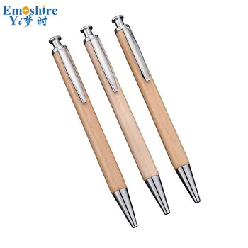 

Press Wooden Ball Pen Customized Company LOGO Fashion Wood Press Ballpoint Pen Business Office Gifts Wooden Ballpoint Pen P808