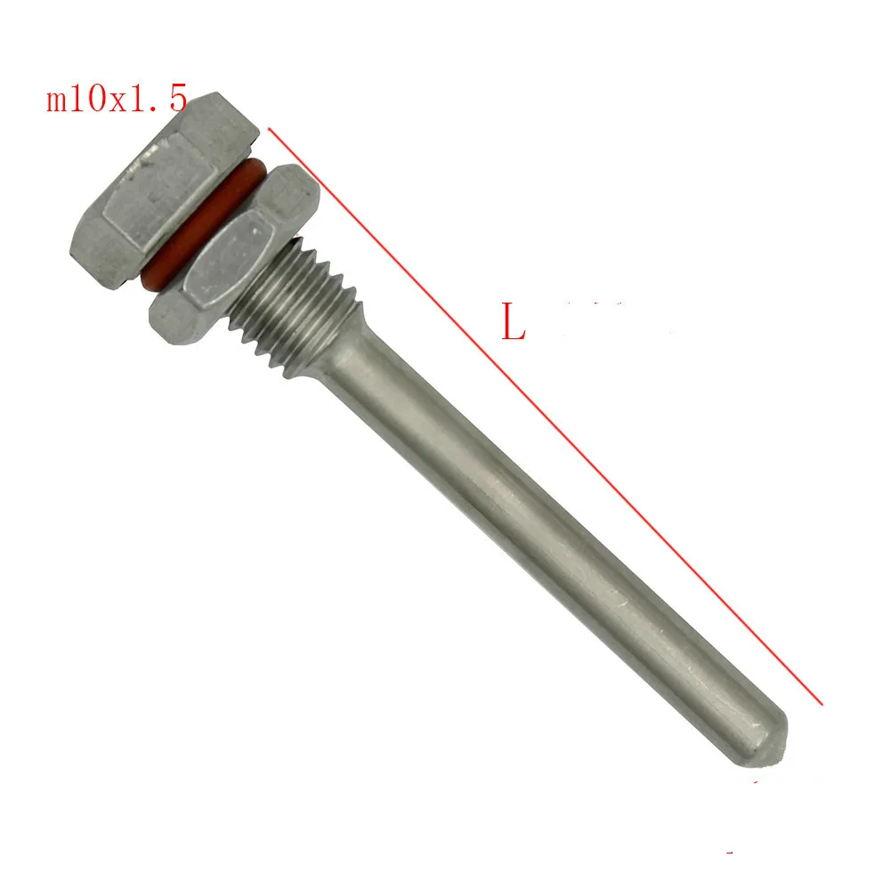 Thermowell-manga de Imersão Bolso 304×4.5 x mm para Max mm Aço Inoxidável