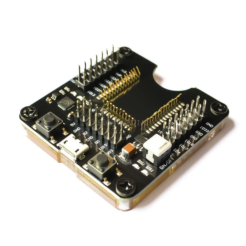 Cena Nowe gniazdo elektryczne narzędzie programistyczne ESP32 gniazdo adaptera do modułu ESP WROOM 32 Micro rodzaj usb B wtyczka testowa