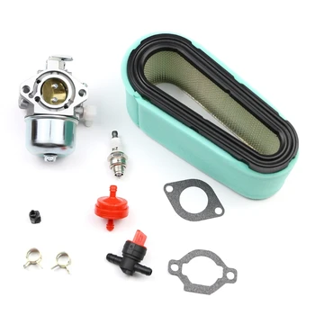 

Carburetor with Air Filter Spark Plug Gaskets Kit for 699831 Lawn Mower Engines Tractor Carb