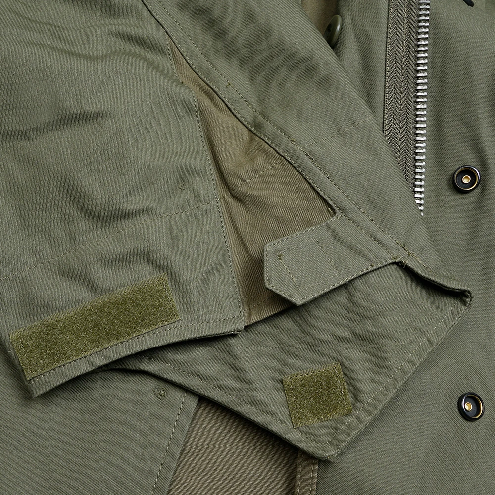 ww2 Korean War Vietnam War US Army M65 jacket Trench Coat Retro Cotton Satin uniform high quality