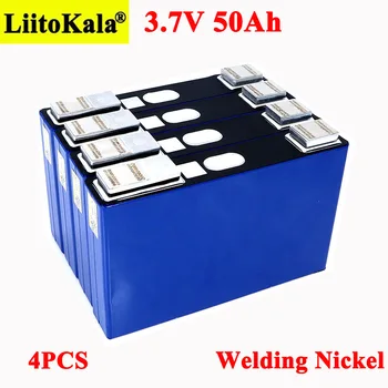 

4pcs 3.7V 50Ah battery Ternary lithium 50000mAh for 3s 12V 24V 10s 36V 13s 48V Electric bicycle batteries modification Nickel