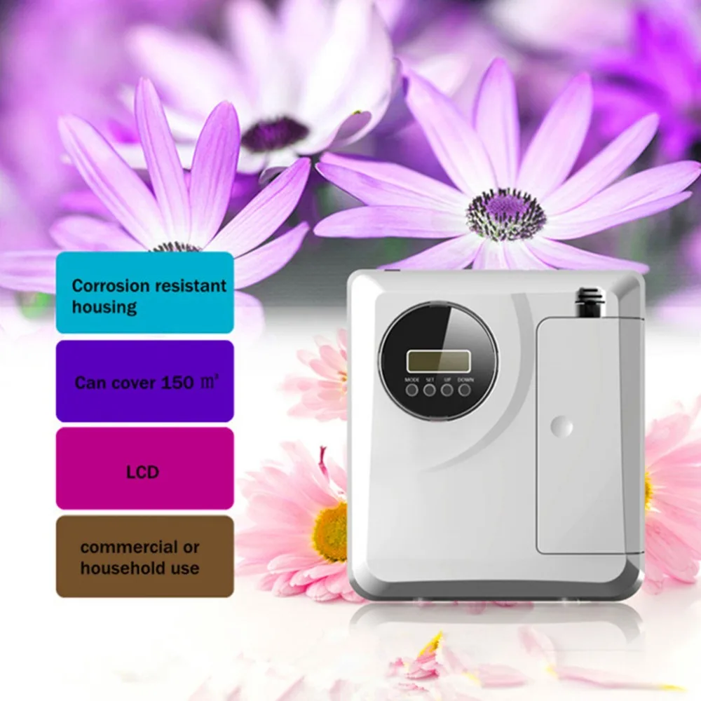  Fragrance Air Scent Machine 300m3 Diffuser 8W 12V 200ml Timer Function Monday-Sunday for Hotel Busi