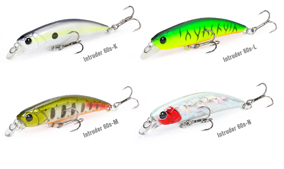 TSURINOYA 60S Sinking Minnow Angelköder 60 mm 6,5 g Reichweite 0,4–0,8 m künstliche harte Köder Forelle Hecht Bass Stream Jerkbait Wobbler – Detail 7