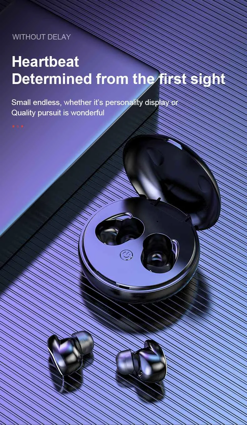 A4 TWS 8D bluetooth Hi-Fi наушники Беспроводной игровая гарнитура стерео сенсорный Управление бинауральные с зарядный чехол