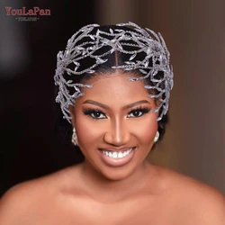 YouLaPan HP421 Diamonds Bridal Crown Handmade Bohemia Headband For Women Tiara Bridal Hair Jewelry Rhinestone Bride Headpiece
