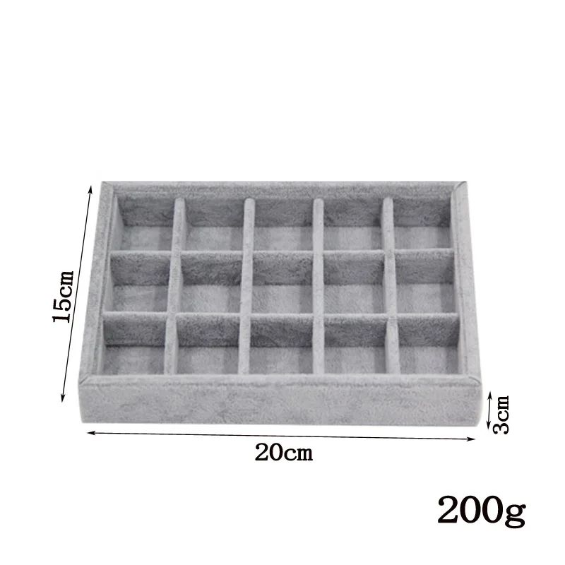 Gray 15 grids tray