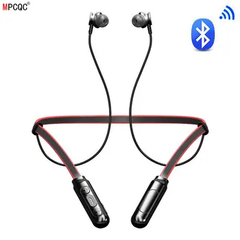 

5.0 Bluetooth Earphone Sports Neckband Magnetic Wireless earphones Stereo Hifi Earbuds Music Headphones With Mic for All Phones