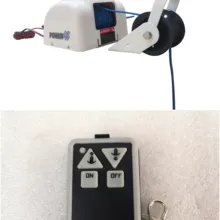 12V AutoDepoly беспроводной пульт дистанционного управления Якорная Лебедка 45 lb. Морская лодка понтон