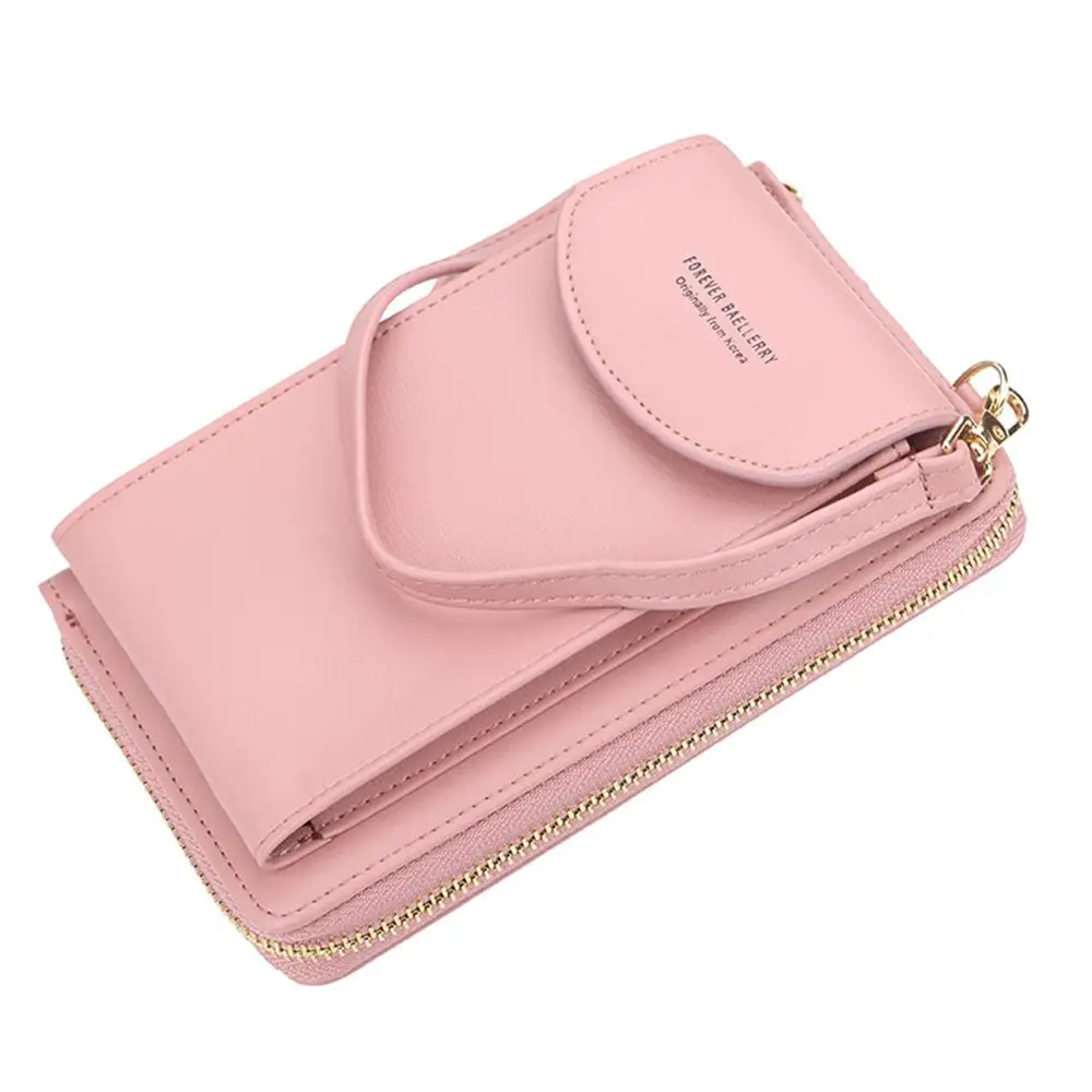 

Girls Solid Color PU Leather Clutch Fashion Women Brand Designer Luxury Long Wristlet Wallet Coin Purse Card Holder Bolsas Mujer