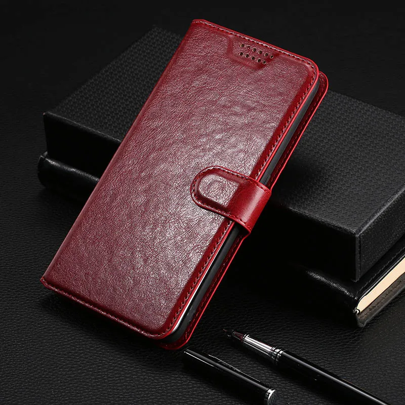Чехол-книжка для телефона V30 Vita, с отделением для карт, из кожи ...