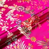 Flower satin fabrics brocade jacquard pattern dress fabric red for sewing cheongsam and kimono material for DIY ► Photo 3/6