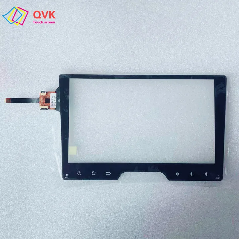 QVK 9 inch Black For Asottu KI602 PX6 multimedia player capacitive touch screen 6Pin 12Pin