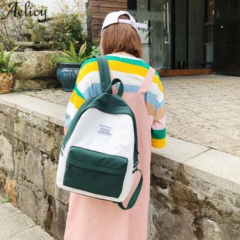 

Aelicy Men Backpack Travel Bag Capacity Fashion Backpacks New 2019 For Women Waterproof Nylon Fashion Backpacks Designers Brand