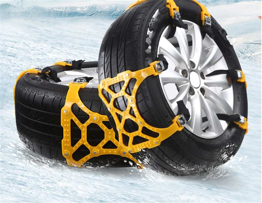 1pcs Car snow chain double buckle tire tendon thickening emergency for Opel Optima Rio5 Rio K2 K3 K4 K5 KX3 KX5