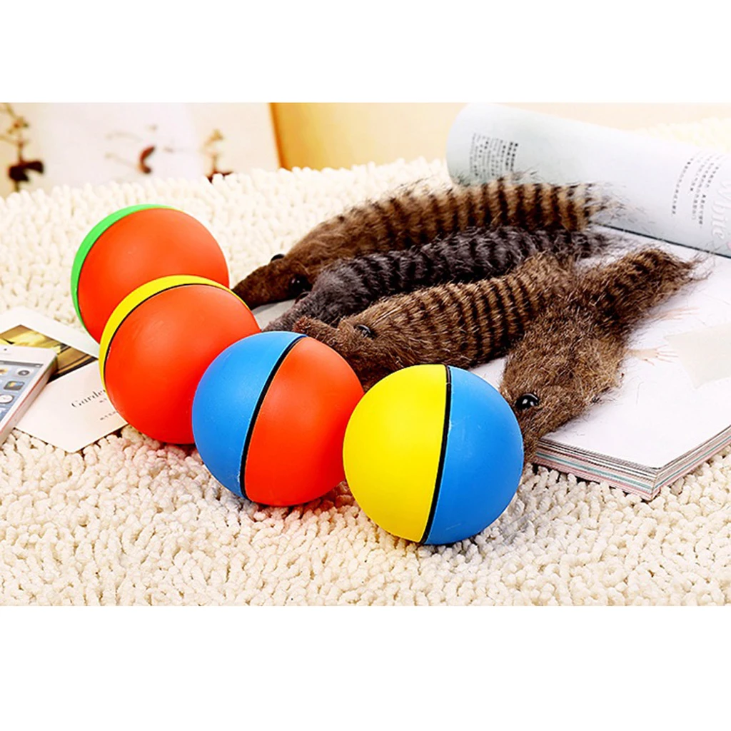 Pet Dog Cat Electric Rolling Ball Jumping Toys Pet Supplies Random Color