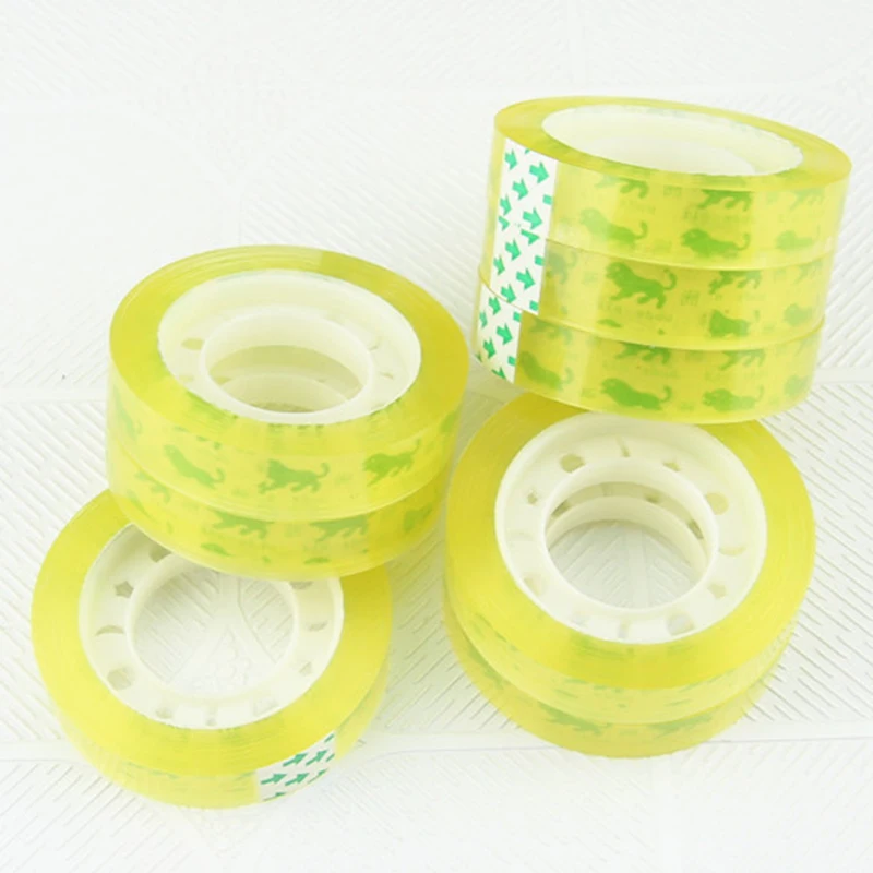 New 3Rolls 12mm 30m Transparent Packing Ranking TOP2 Tape Sealing Clear Courier shipping free Stude
