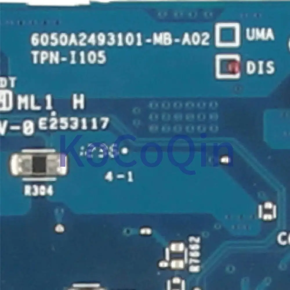 Motherboard para hp Kocoqin Laptop 2000 Apoio Hm75 i5 6050a2493101-mb-a02 Mainboard 685107-501 685107-001 Slj8f 450 250 1000 - Imagem 3