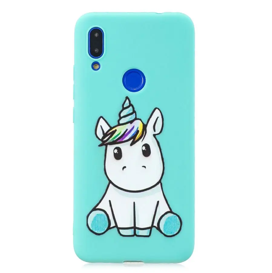 Huawei Y5 Y6 Y7 силиконовый чехол с мультяшным рисунком для huawei Y6 Prime Coque Honor 8S чехол милый Стенд мягкие чехлы для телефонов - Цвет: B6