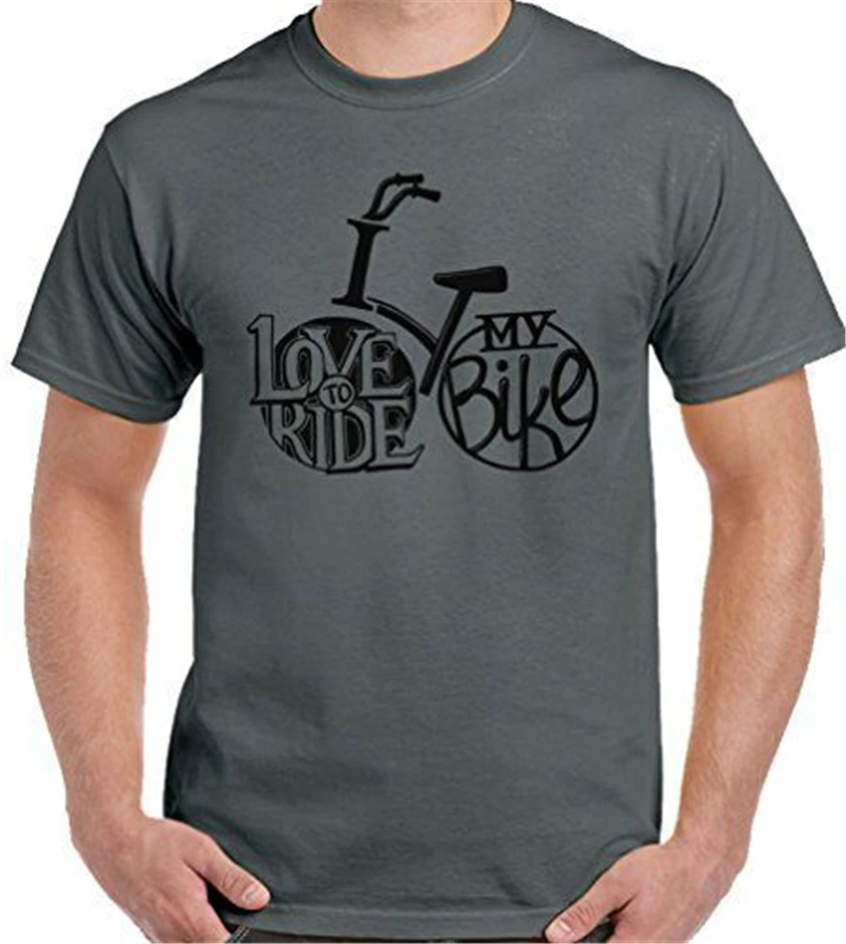 I Love To Ride My Bike Mens Funny Cycling T Shirt Cyclist Bicycle Road