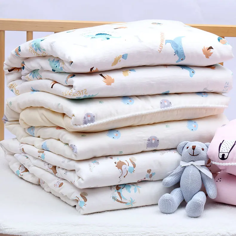 

Lumon Should Cotton Kindergarten Blanket Children Nap Cotton Yarn Blanket CHILDREN'S Bedding Two-Piece Set Cotton Inner Core