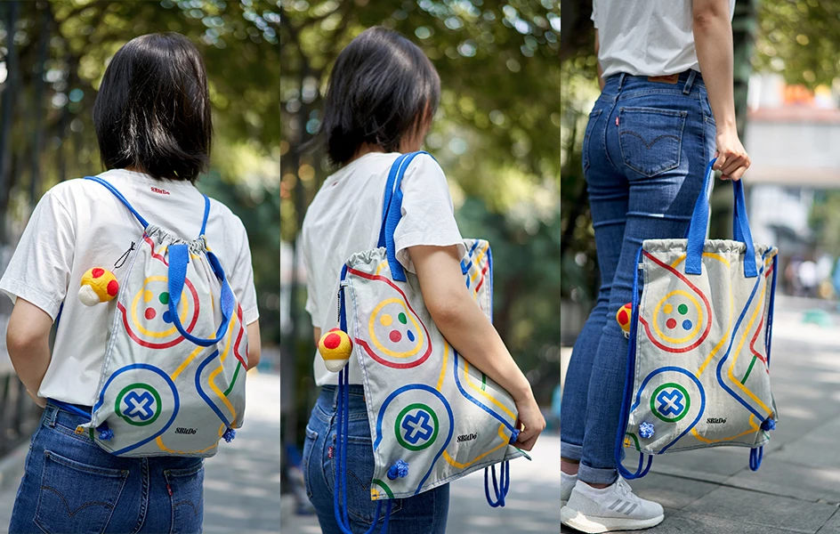 8BitDo Waterproof Fold Reticule Backpack Game Style