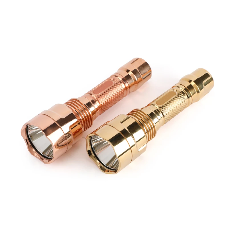 Медь Astrolux C8 SST40/XP-L HI 1300lm 7/4 режима A6 драйвер для повседневного использования, тактический фонарик 18650 фонарик светодиодный фонарь Фонари прожектор