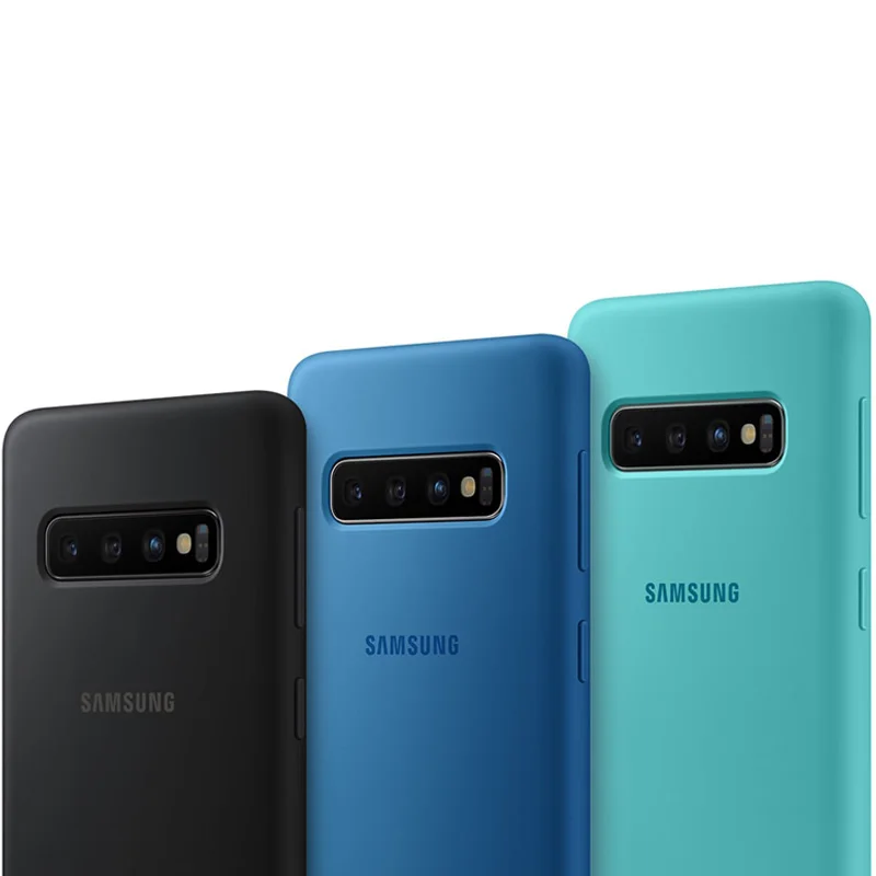 Официальный силиконовый защитный чехол samsung для Galaxy S10Plus S10 Чехол для мобильного телефона s S10Plus силиконовый защитный чехол