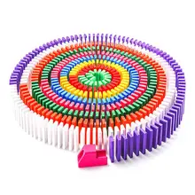 120 шт./компл. детские блок домино игрушки Красочный домино деревянные блоки для детей раннего образования играть игрушка в подарок